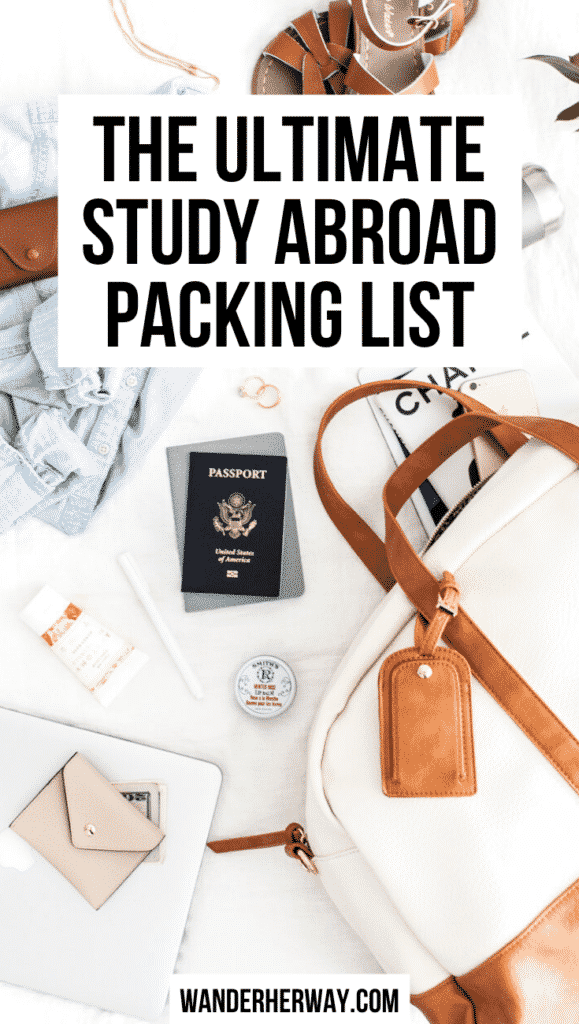 Study Abroad Packing List