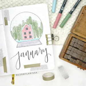 37 Beautiful January Bullet Journal Ideas to Inspire You (2023)